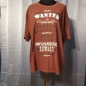 Ariat Brown 'Wanted' Graphic Men's T-Shirt